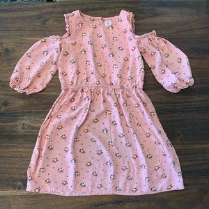 Gap Kids Floral Cold Shoulder Dress